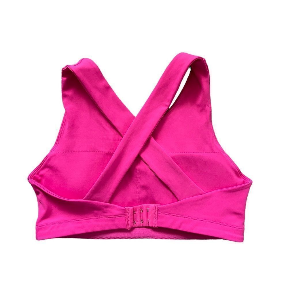 NWT MONO B Kya Sports Bra Dark Pink Size Medium - Picture 2 of 3